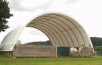 20'Wx48'Lx12'H fabric building shelter